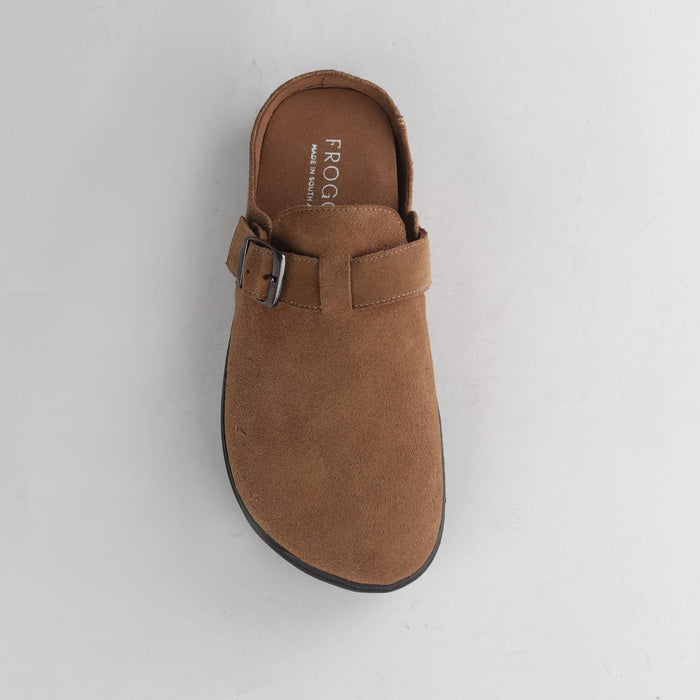 Froggie Shoes Shoes Froggie Women's Barefoot clog-Removable Footbed -Taupe Suede - 12318