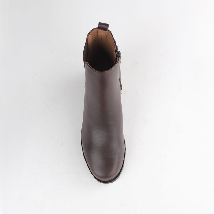 Froggie Shoes Shoes Froggie Women's Chelsea Ankle Boots - Brown Leather - 12603