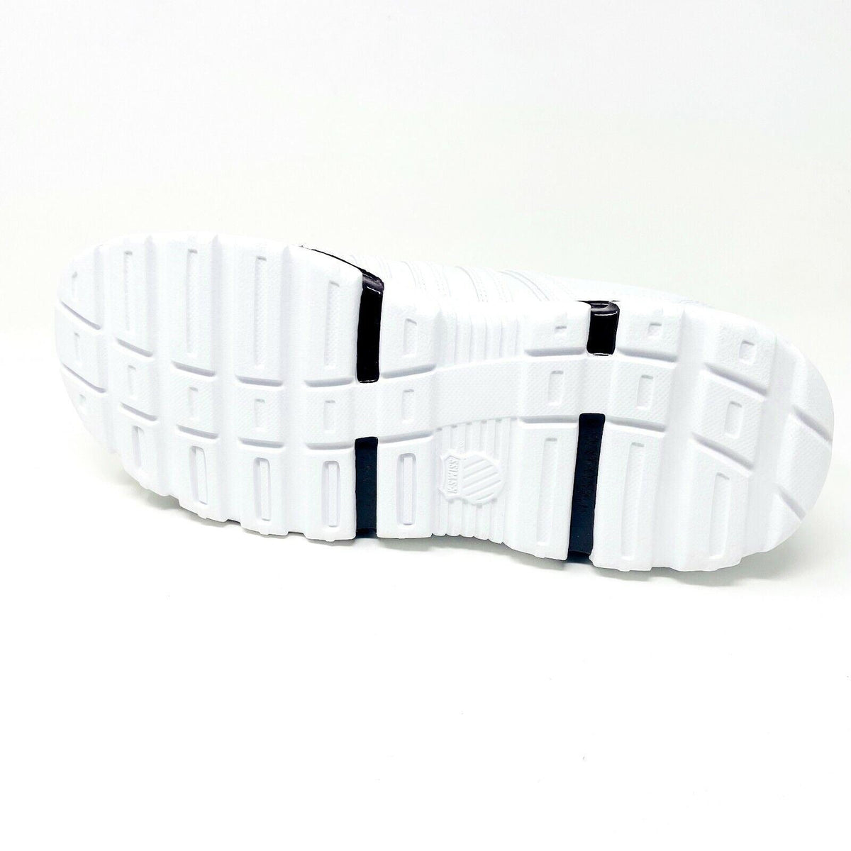 K-Swiss Cracen White Caribou Gold Mens Retro Leather Sneakers 02029107