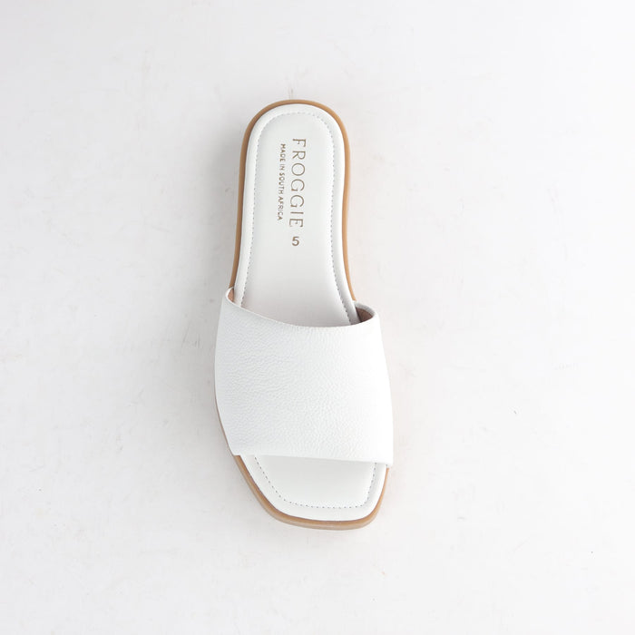 Froggie Shoes Flat Mule - top angle.