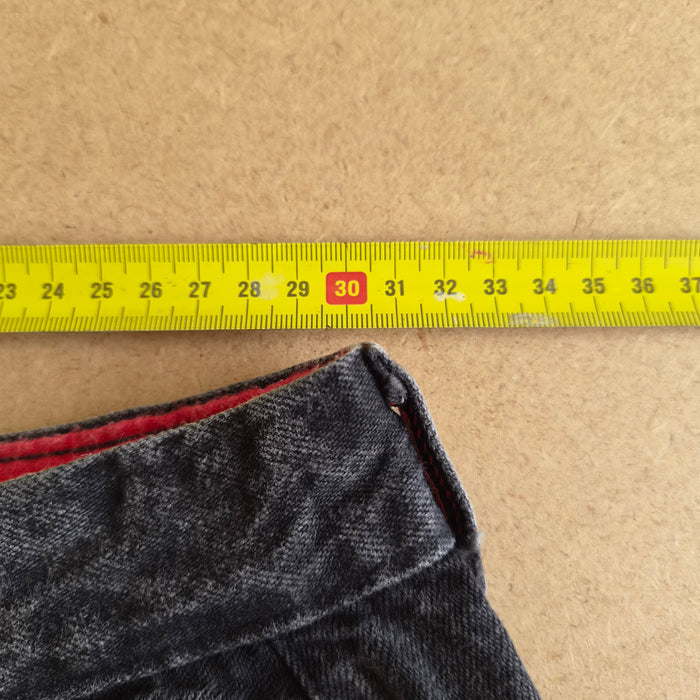 Jean vintage Wrangler gris anthracite — Taille 9 US FR 32 — Made in USA — Bon état