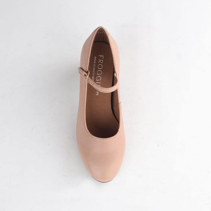 Froggie Shoes Shoes Froggie Women's Mary Jane Block Heel -Porcelain leather - 13020