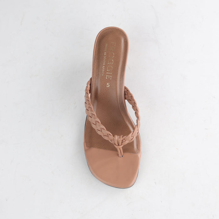 Froggie Shoes Sandals Plaited thong Sandal - top angle.