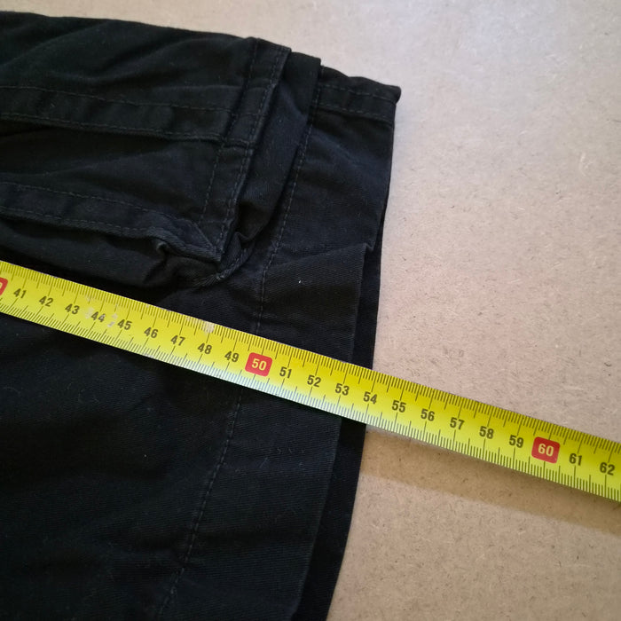 Short Cargo Noir "Arizona Jean Co." – Style Streetwear / Y2K – Taille US 28- 38FR