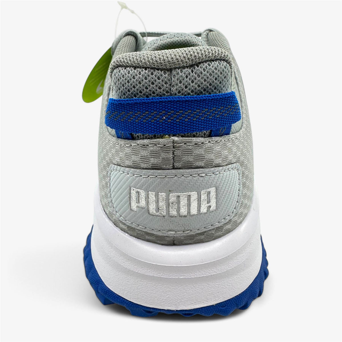 PUMA Fusion Grip Light Gray Silver Mens Waterproof Golf Shoes