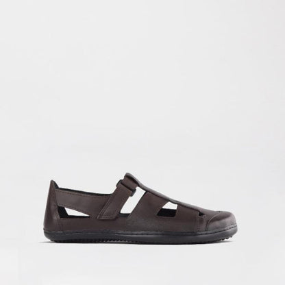 Froggie C28 / Brown / 7816 Boys School Sandal in Brown Sizes 28 -33 - 7816 - single side.