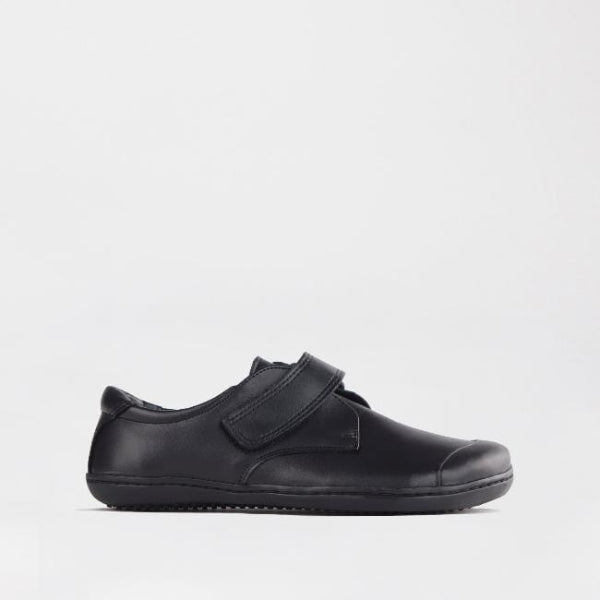 Froggie Velcro School Shoes in Black Sizes 28-33 - 7813 - single side.