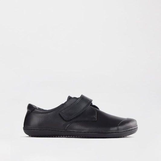 Froggie Velcro School Shoes in Black Sizes 28-33 - 7813 - single side.