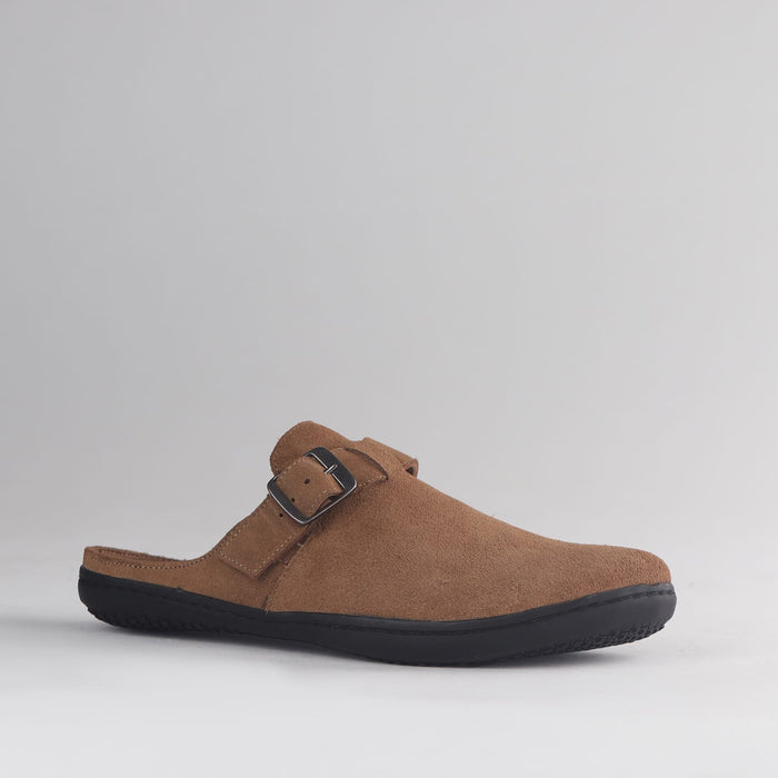 Froggie Shoes Shoes Froggie Women's Barefoot clog-Removable Footbed -Taupe Suede - 12318