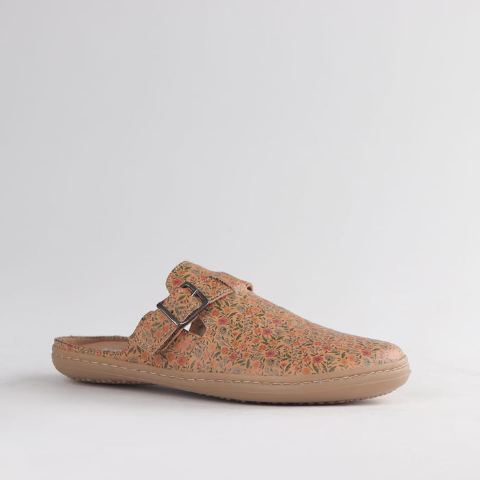 Froggie Shoes Shoes Froggie Barefoot clog with Removable Footbed- Floral Leather - 12318