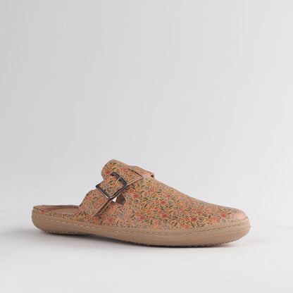 Froggie Shoes Shoes Froggie Barefoot clog with Removable Footbed- Floral Leather - 12318