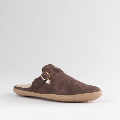 Froggie Shoes Shoes Froggie Women’s Barefoot Furlined Clog- Brown Suede-12898
