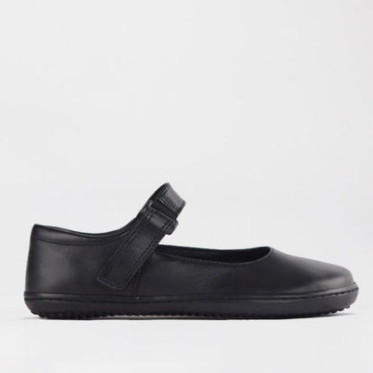 Froggie Girls High-bar School Shoe in Black Size 36-43 - 6610 - single side.
