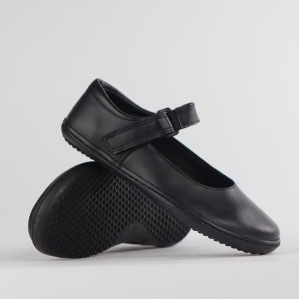 Froggie Girls High-bar School Shoe in Black Size 36-43 - 6610 - pair.
