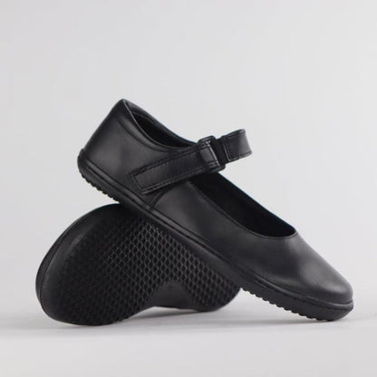 Froggie Girls High-bar School Shoe in Black Size 36-43 - 6610 - pair.