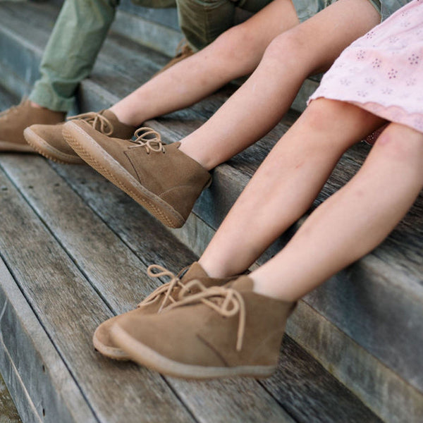 Froggie Shoes Shoes Kid's Barefoot Vellie in Taupe - 12908