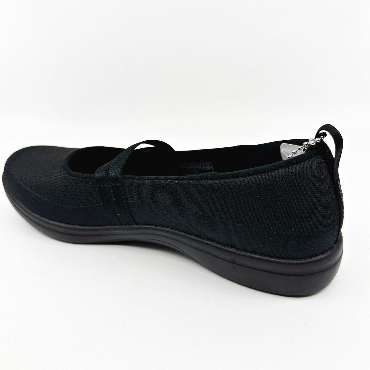 Skechers Arch Fit Uplift Mindful Black Womens Size 5.5 Slip On Shoes