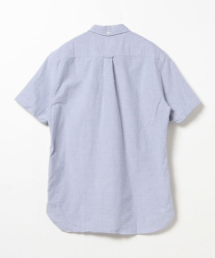 Beams Plus | B.D. Short Sleeve Oxford | Sax