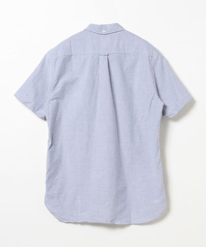 Beams Plus | B.D. Short Sleeve Oxford | Sax
