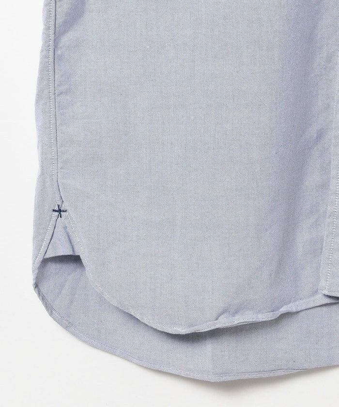 Beams Plus | B.D. Short Sleeve Oxford | Sax