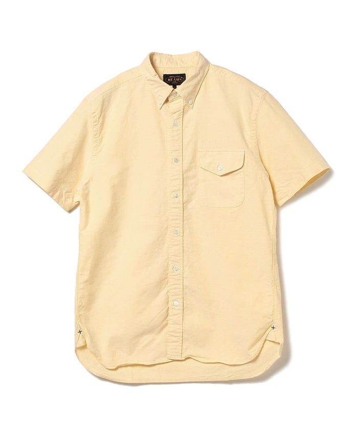 Beams Plus | B.D. Short Sleeve Oxford | Yellow