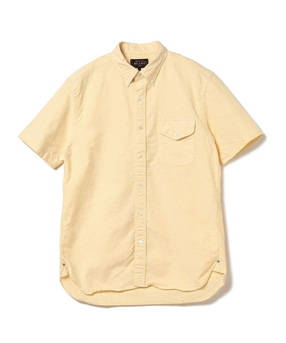 Beams Plus | B.D. Short Sleeve Oxford | Yellow