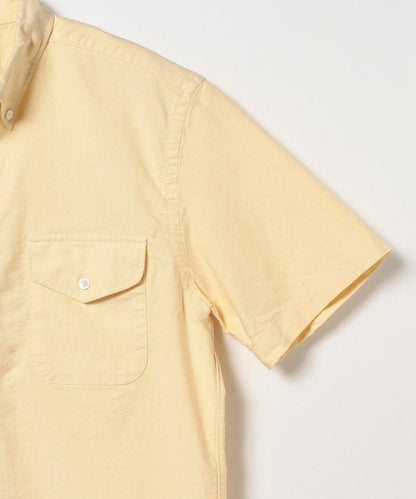 Beams Plus | B.D. Short Sleeve Oxford | Yellow