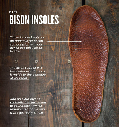 Bison Leather Insoles