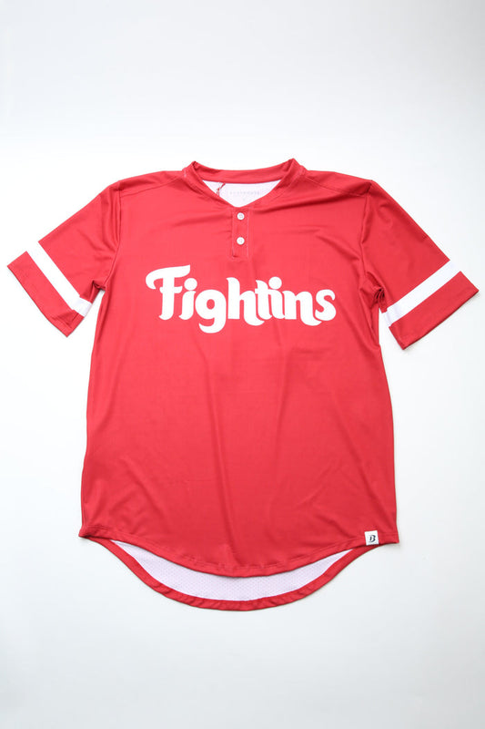 Boathouse | Fightins Henley Mesh Jersey | Red