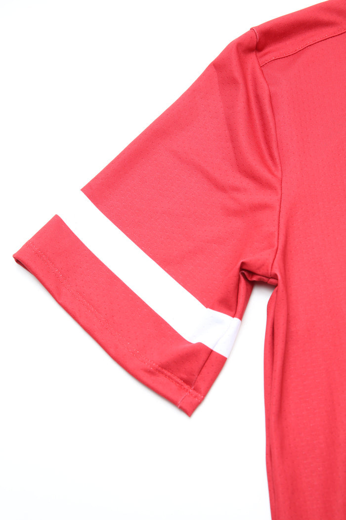 Boathouse | Fightins Henley Mesh Jersey | Red