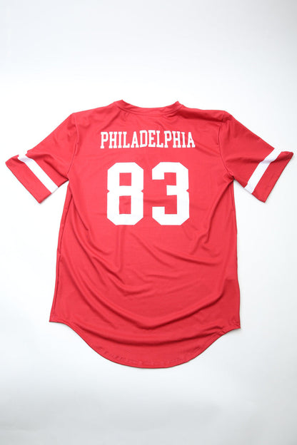 Boathouse | Fightins Henley Mesh Jersey | Red