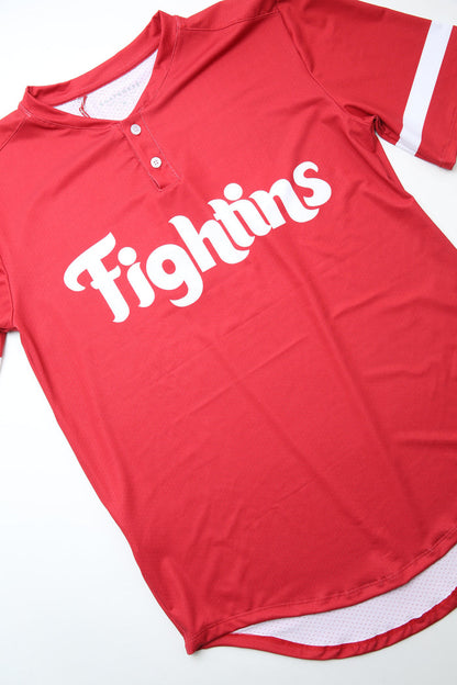 Boathouse | Fightins Henley Mesh Jersey | Red