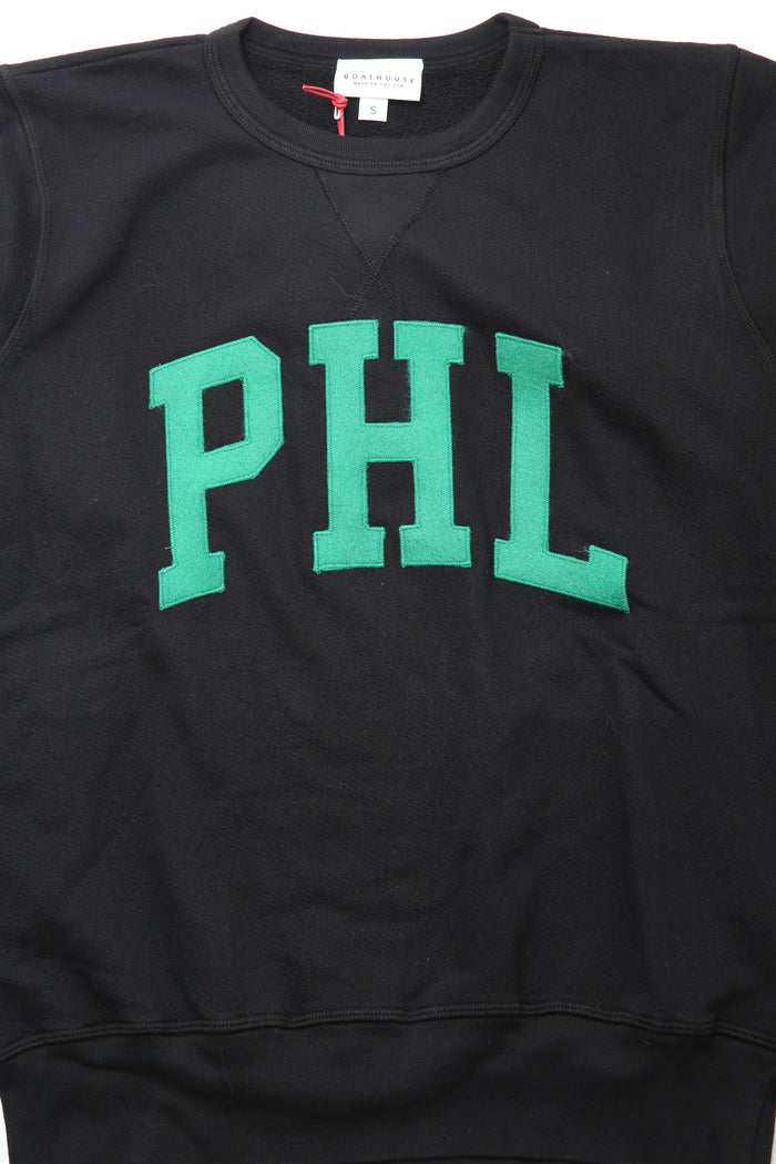 Boathouse | PHL Crewneck | Black