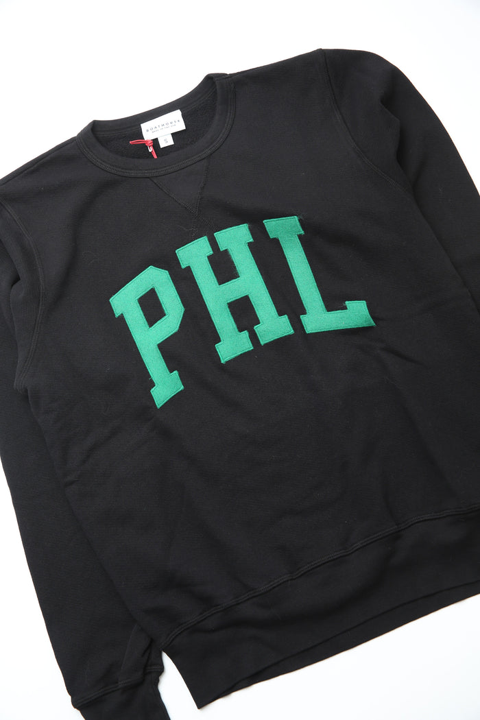 Boathouse | PHL Crewneck | Black