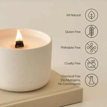 Cedar and Myrrh - Spiritual Wellness Candle