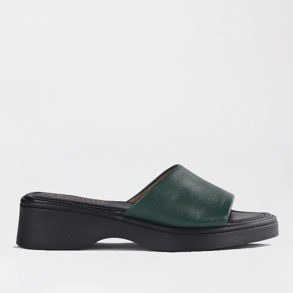 Factory Shop Shoes 3 / Pine / 12925 Froggie Women's Mule Sandal in Pine- 12925