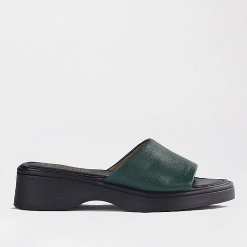Factory Shop Shoes 3 / Pine / 12925 Froggie Women's Mule Sandal in Pine- 12925