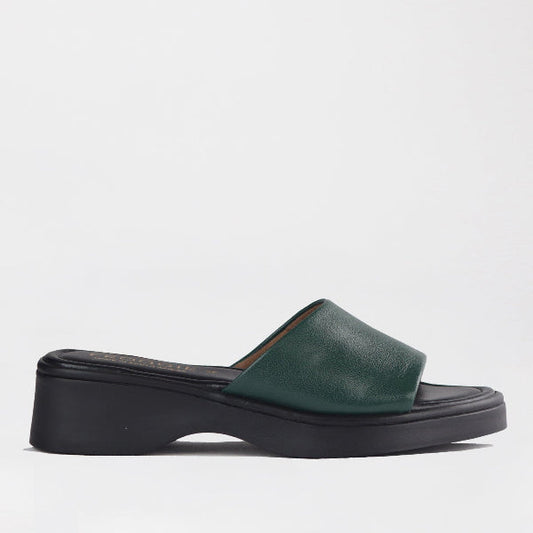 Factory Shop Shoes 3 / Pine / 12925 Froggie Women's Mule Sandal in Pine- 12925
