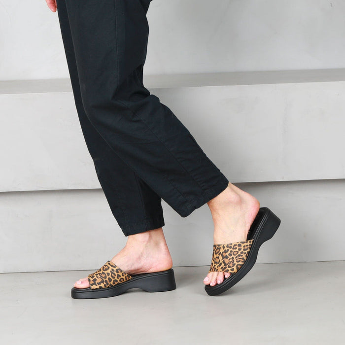 Factory Shop Shoes Mule Sandal in Leopard - 12925