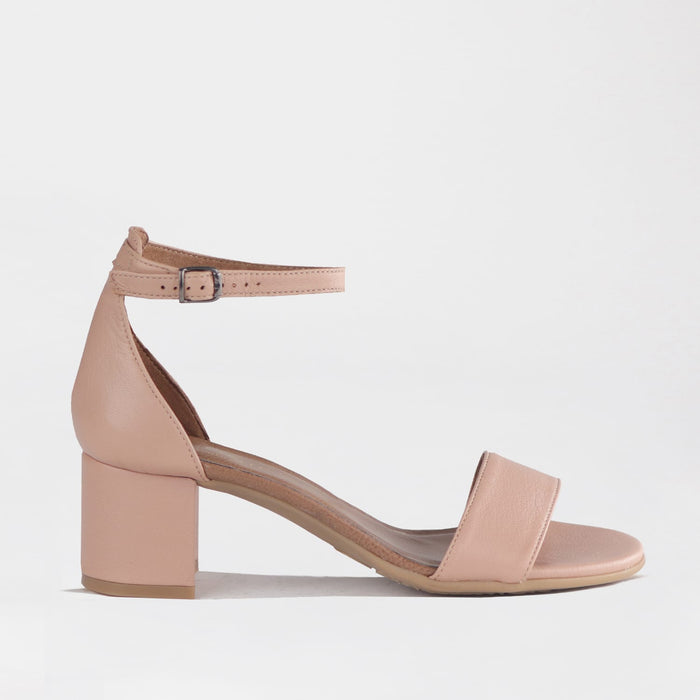 Froggie Shoes 11879 Closed Back Ankle Strap Sandal - side.