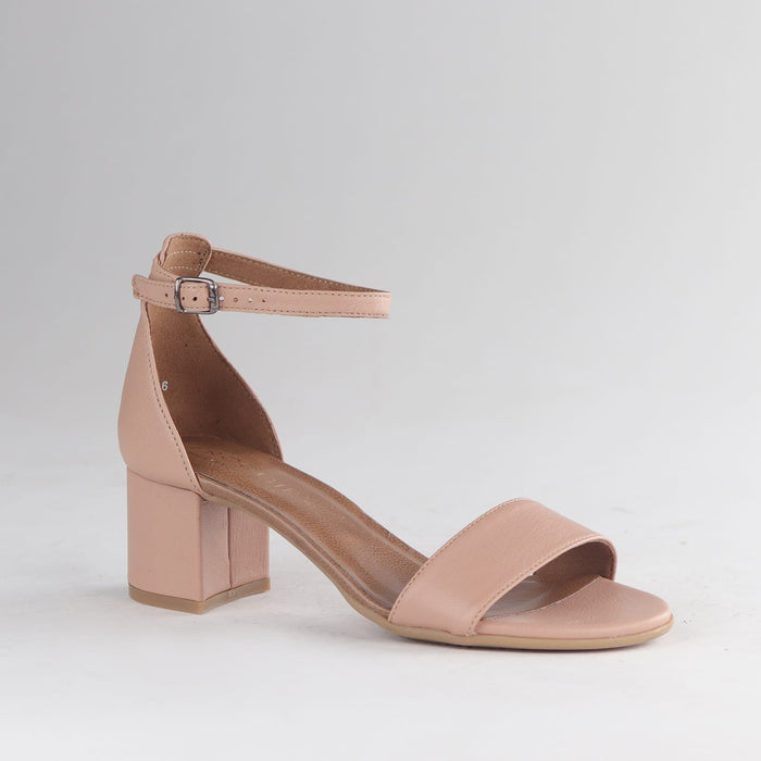 Froggie Shoes Closed Back Ankle Strap Sandal - side angle.