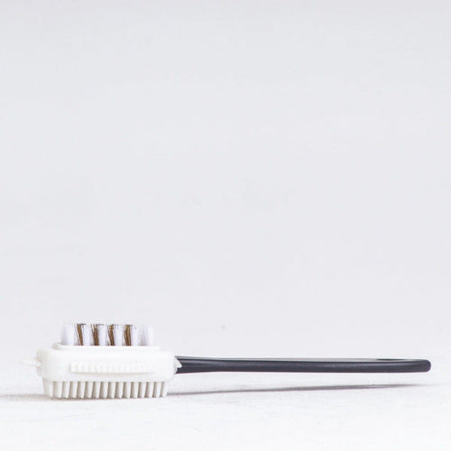 Froggie Shoes accessories Colby Suede Combination Brush - 132-126 - single side.