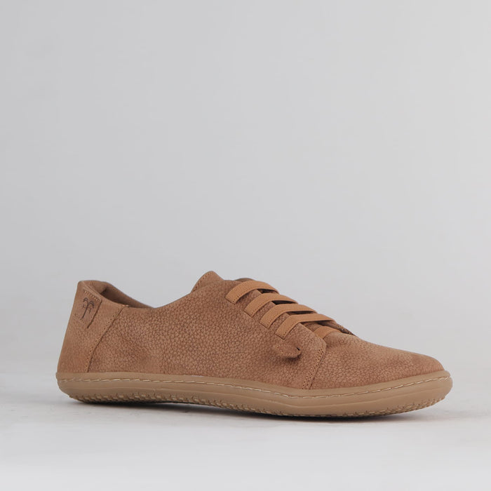 Froggie Shoes Shoes Froggie Women's Elasticated lace Barefoot Shoe- Removable Footbed-Tabacco Nubuk - 12828