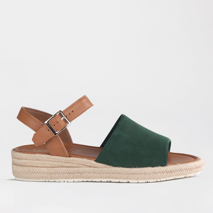 Froggie Shoes Shoes Froggie Women's Espadrille Wedge Sandal-Pine Suede - 12966