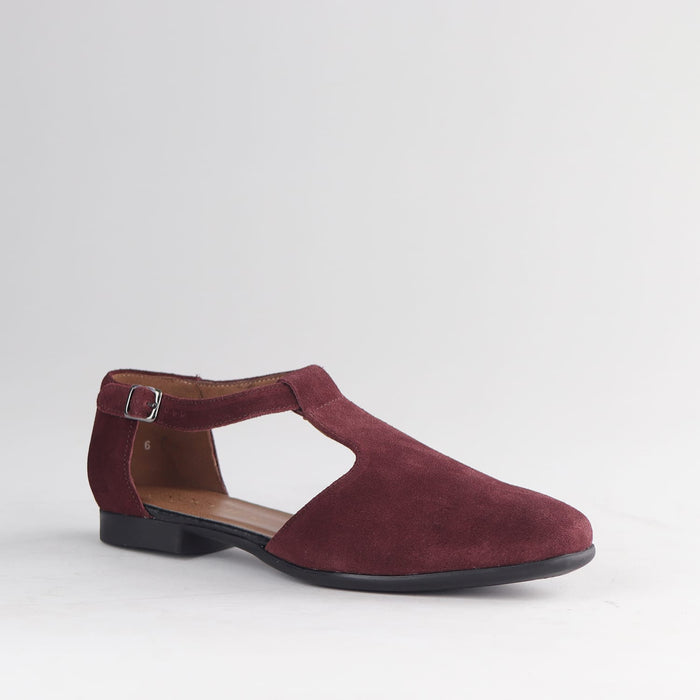 Froggie Shoes Shoes Froggie Women's Fisherman Sandal -Burgundy - 13028