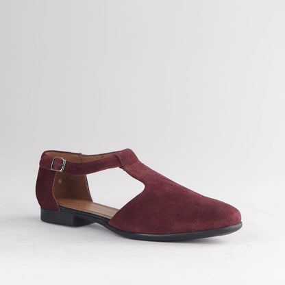 Froggie Shoes Shoes Froggie Women's Fisherman Sandal -Burgundy - 13028