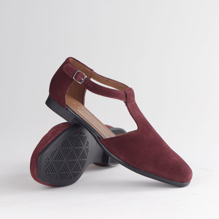Froggie Shoes Shoes Froggie Women's Fisherman Sandal -Burgundy - 13028
