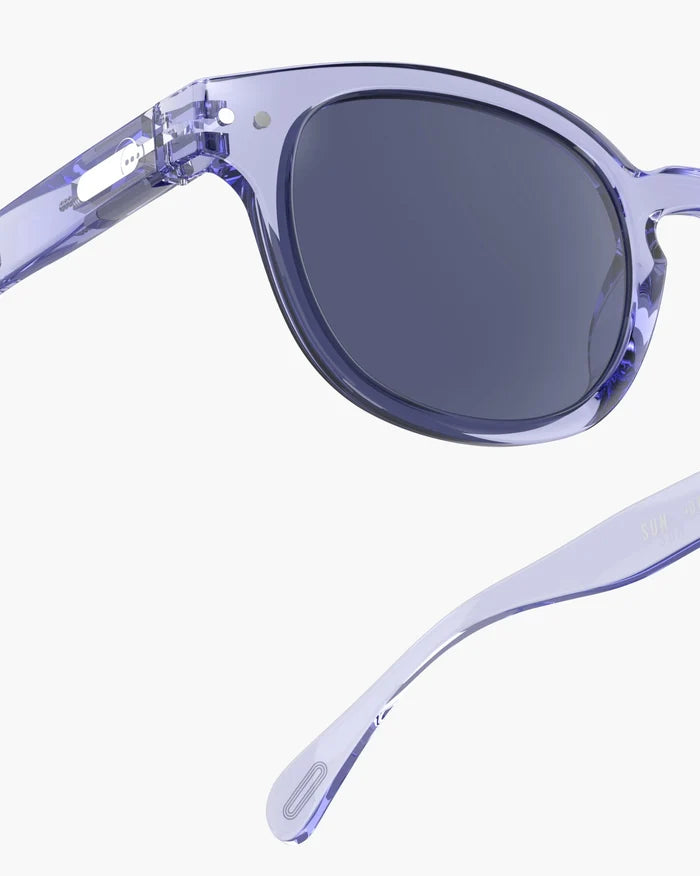 Izipizi Sunglasses #C - Blue Lenses - Athletic Purple