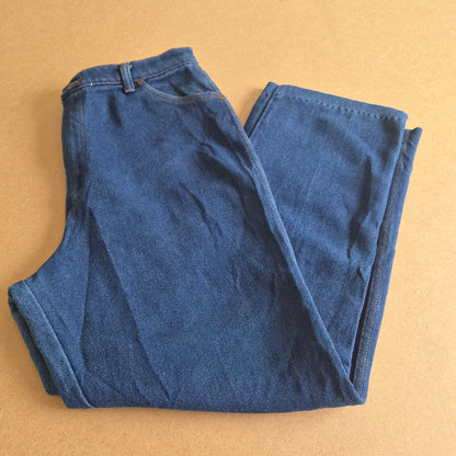 Jean vintage Wrangler Bleu Moyen Taille Haute — Taille 18 US / FR 40-42 — Made in USA