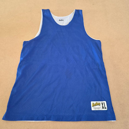 Maillot de basket réversible Eastbay Bleu/Blanc - Taille XL